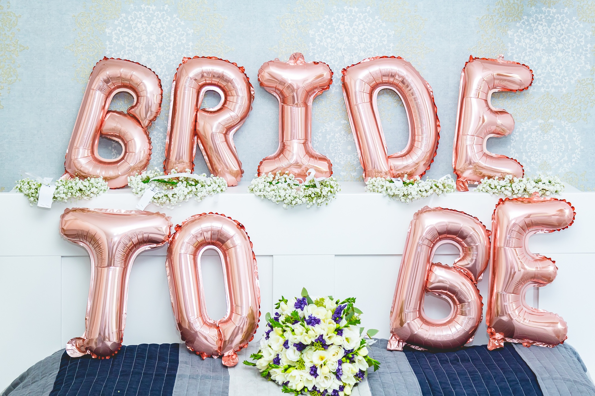 Décoration De Table "Bride To Be" Pour Enterrement De Vie De Jeune Fille