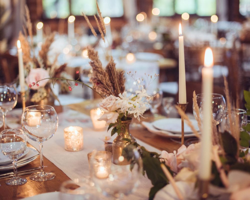 Holiday Party place settings