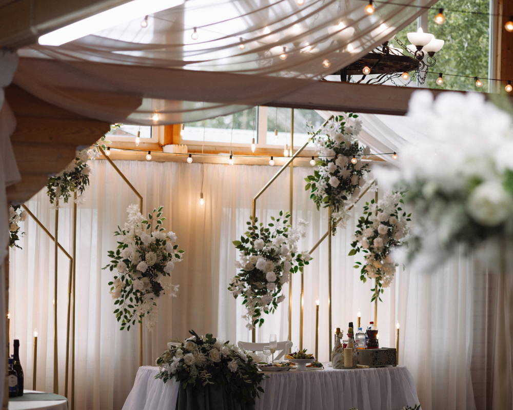 Outdoor themed backdrop