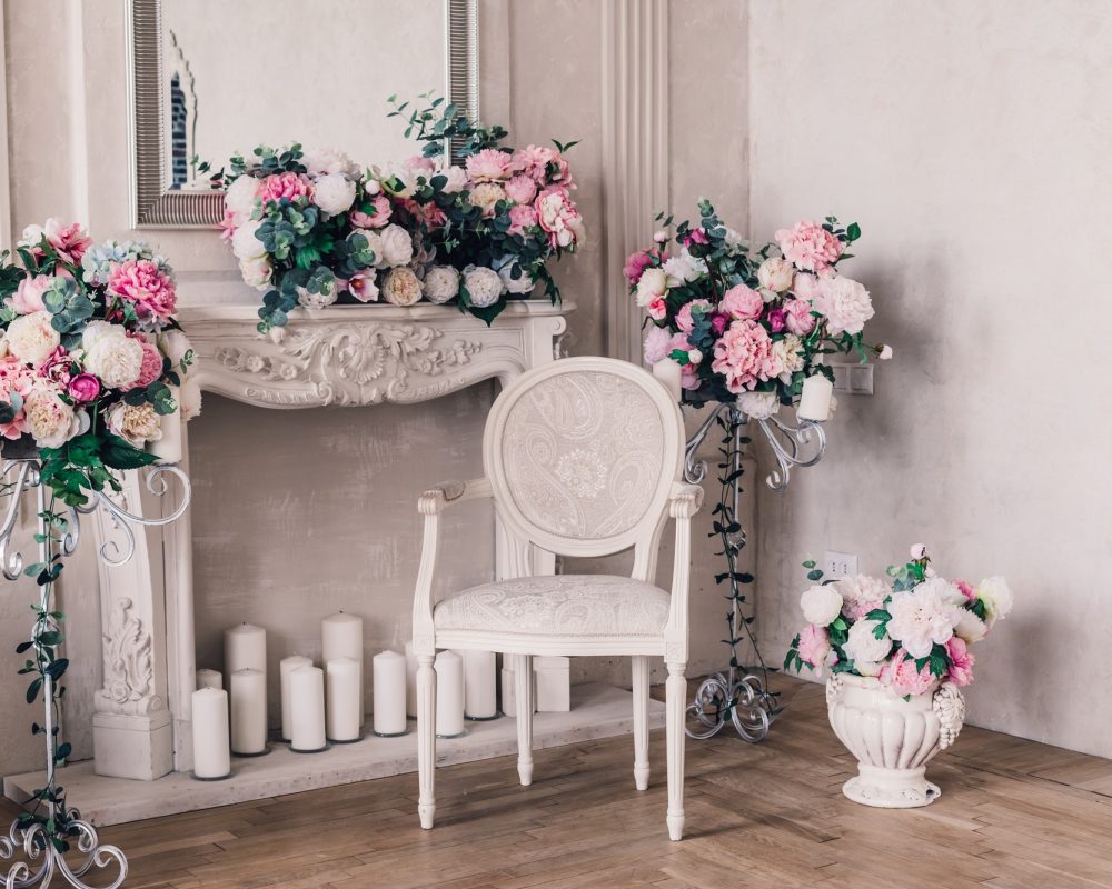 Vintage wedding decor.